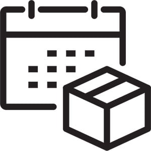 moving box in front of calendar icon